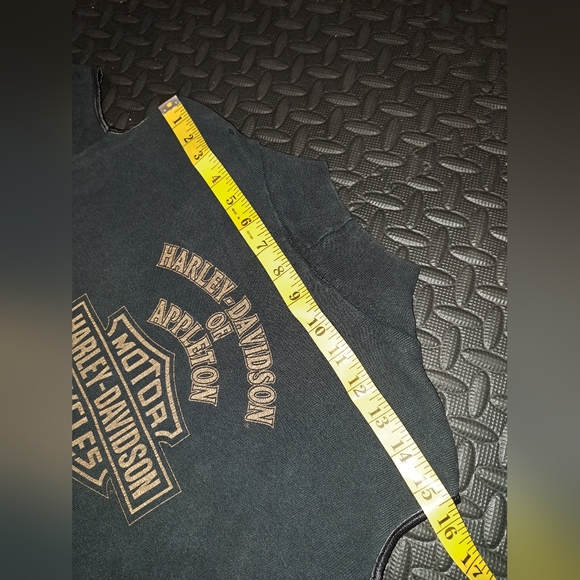 Vintage 1989 women's Harley Davidson shoulder less long sleeve - Picture 16 of 16